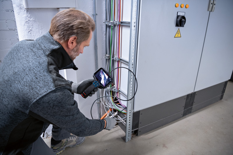 Bosch Akku-Inspektionskamera GIC 12V-5-27 C, 1 x Akku GBA 12V 2.0Ah, L-BOXX