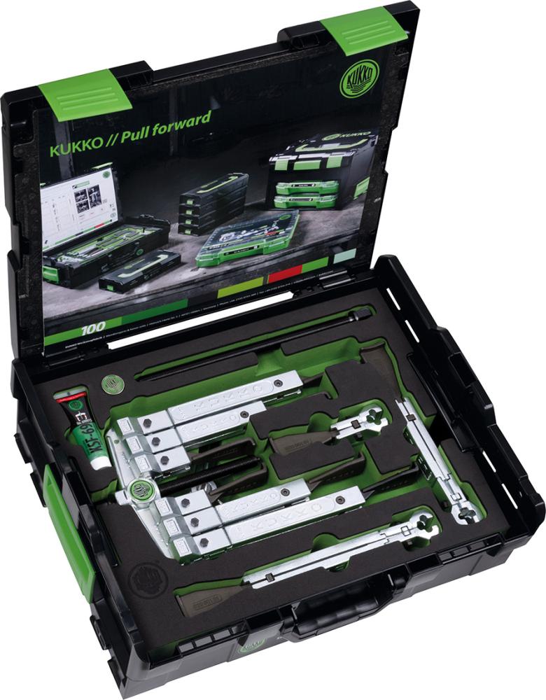 Kombi-Abzieher-Set KUKKO 2- und 3-armig 120mm