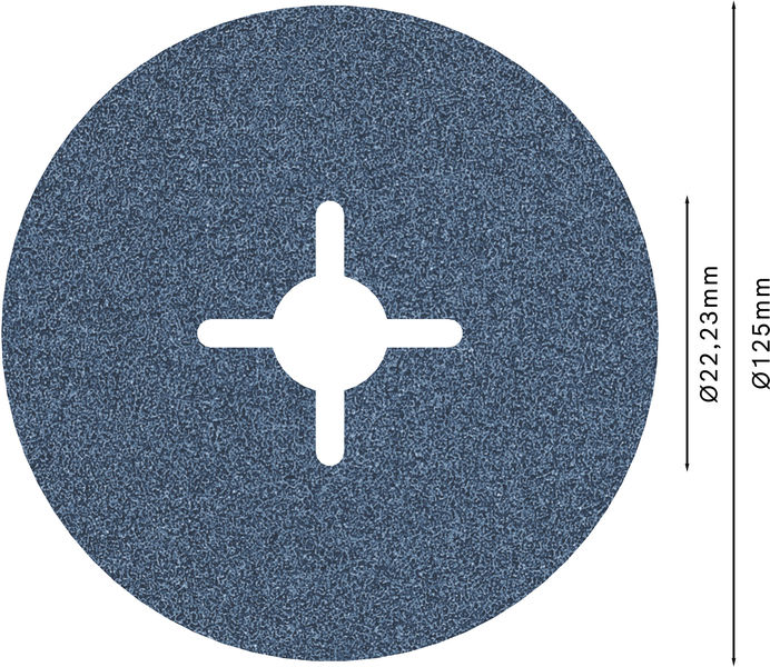 Bosch PRO R574 Fiberscheibe, 115&nbsp;mm, G120