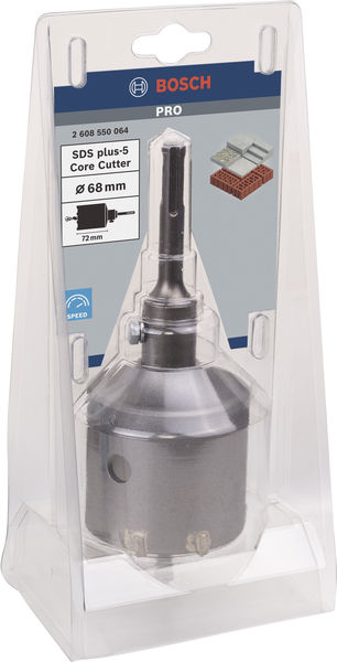 Bosch PRO SDS plus-5 Core Cutter-Set, 68 x 54 x 72 mm