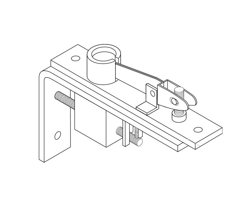 Zapfenband GEZE B, Metall