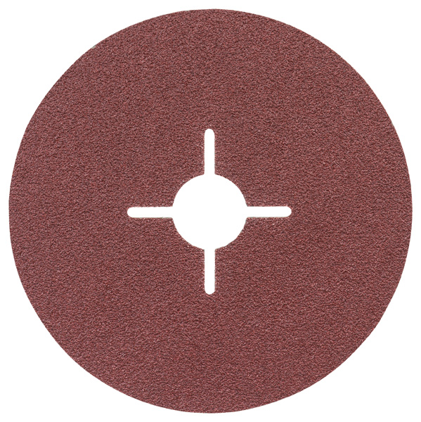 Bosch Fiberschleifscheibe R444 Expert for Metal, Korund, 125 mm, 22,23 mm, 80