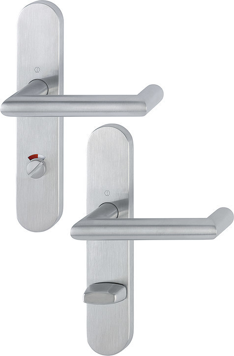 HOPPE Drückergarnitur Rotterdam E1401/353H, LS,WC/SS78/8 (8),F69,TS 40-45