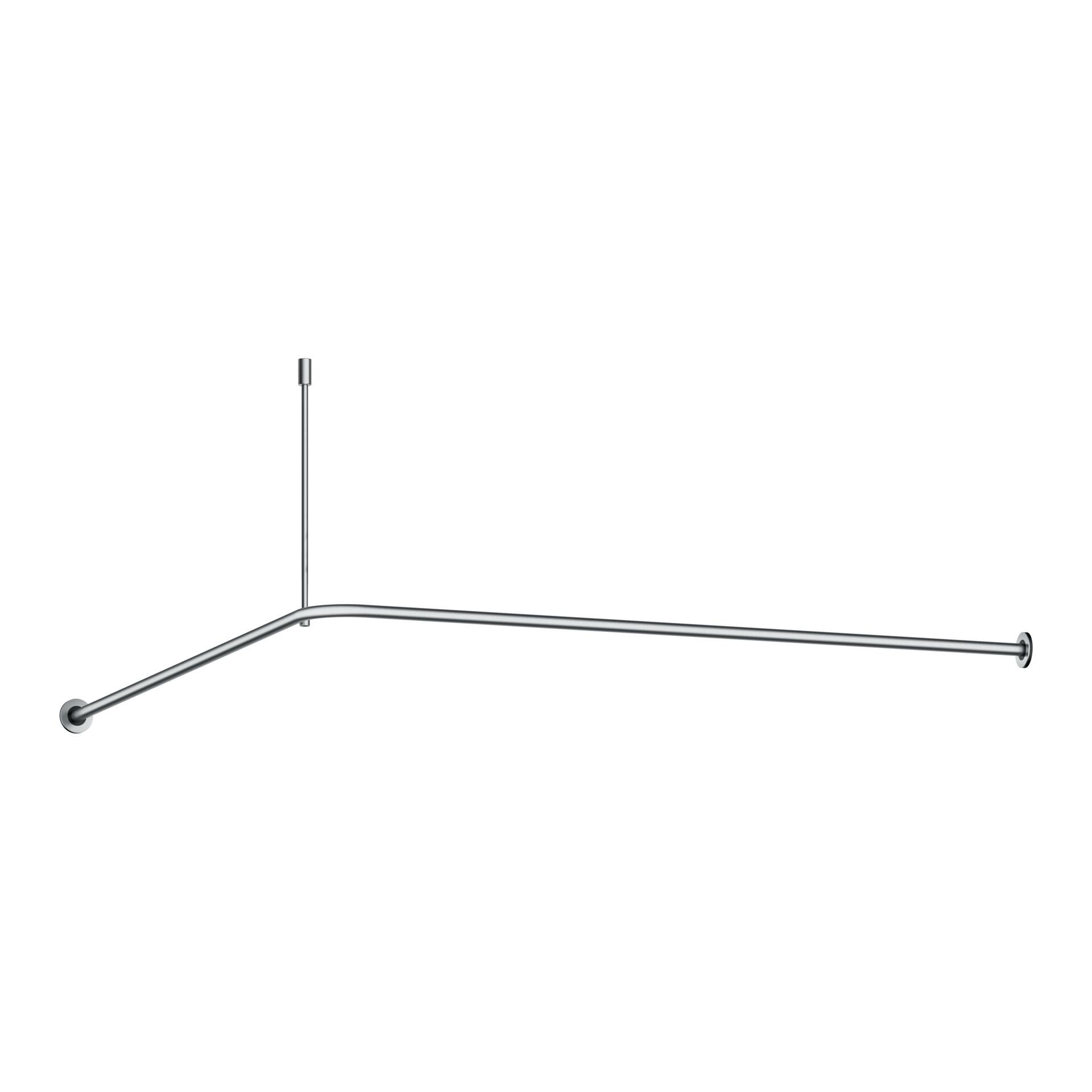 KWS Duschvorhangstange 1500-1500