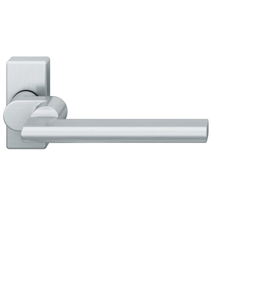 FSB FH Drücker-Halbgarnitur ohne Schlüsselrosette 06 1035, eckig, VK 9 mm, Edelstahl