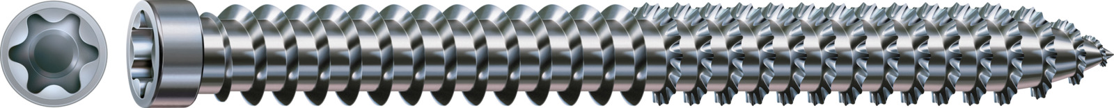 SPAX Rahmenanker WIROX - Vollgewinde, Zylinderkopf, T-STAR plus