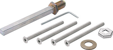 HOPPE Befestigungsset Kombi KN/GR-UB-VLL, M5x - VK8