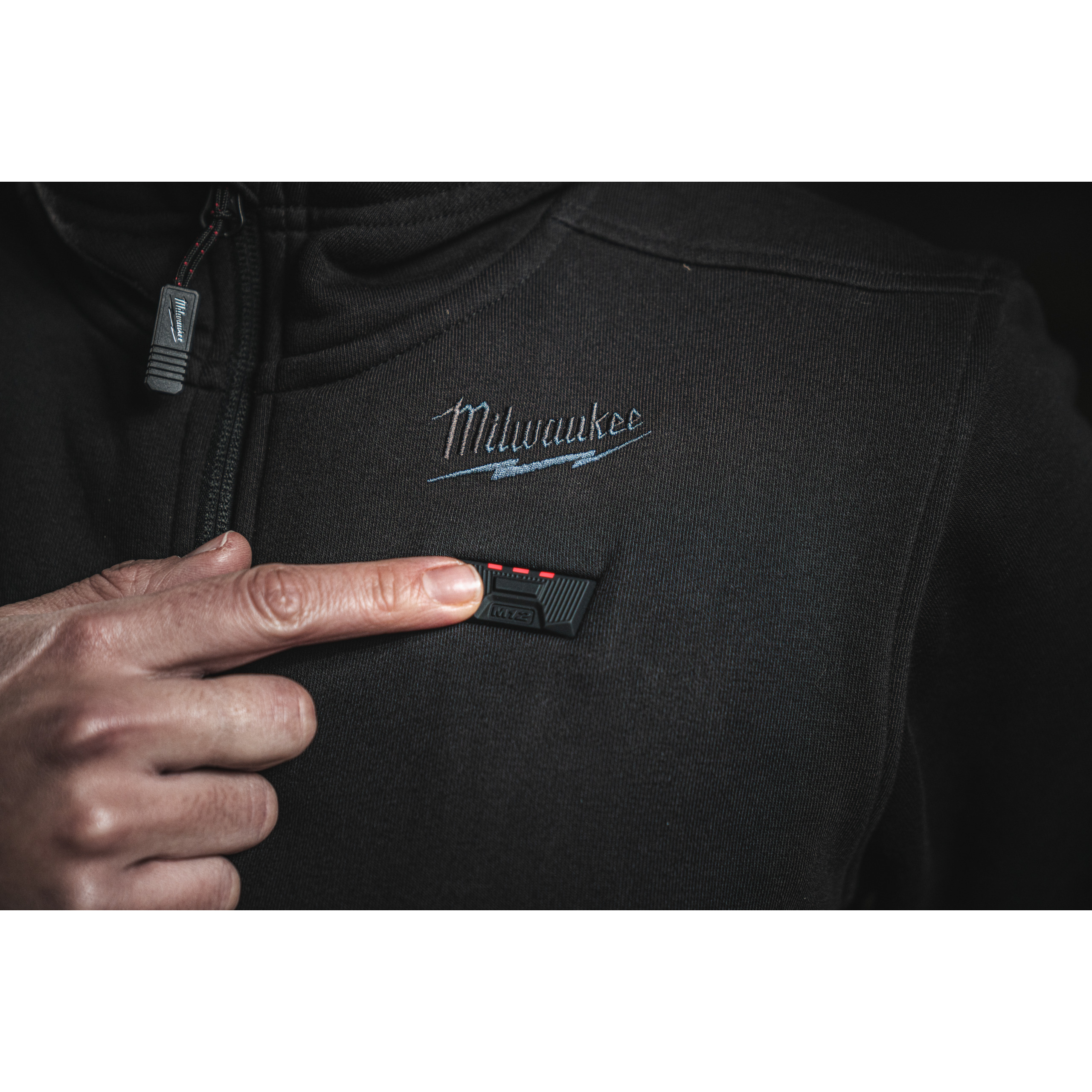 Milwaukee Akku-Heiz-Steppweste 12 V Herren schwarz, ohne Akku u. Ladegerät M12 HPVBL3-0 (XXL)