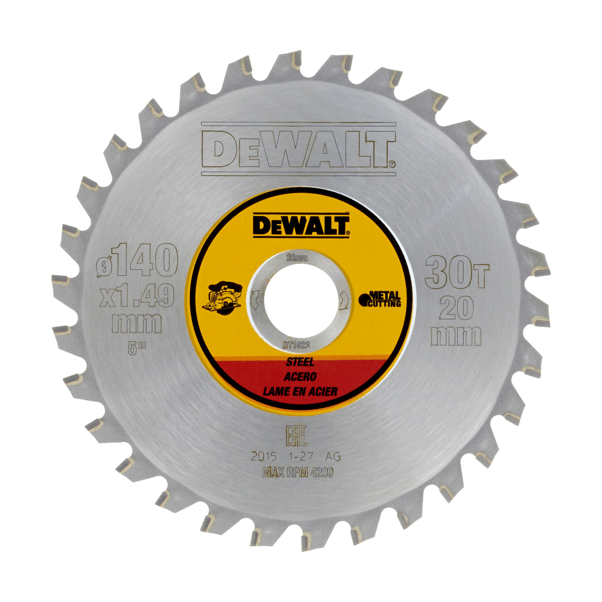 Kreissägeblatt DEWALT Akku 140/20mm 30TFZ