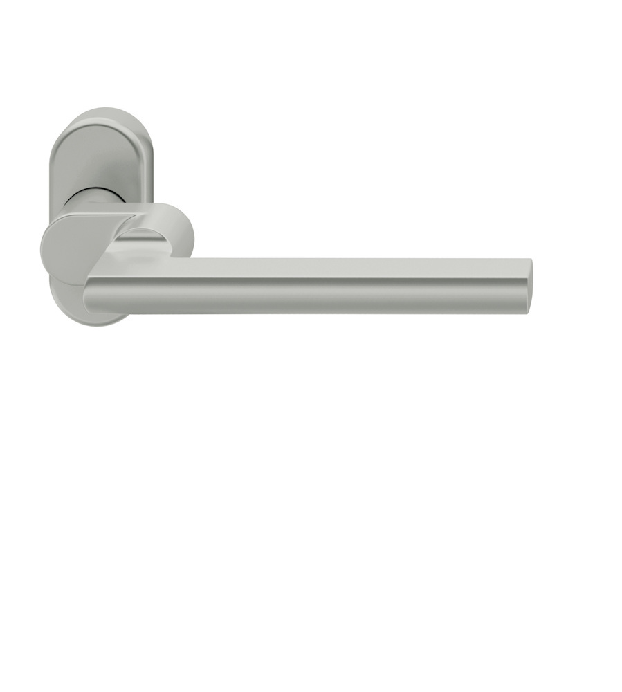 FSB Drücker-Halbgarnitur ohne Schlüsselrosette 06 1035, oval, VK 8, Aluminium