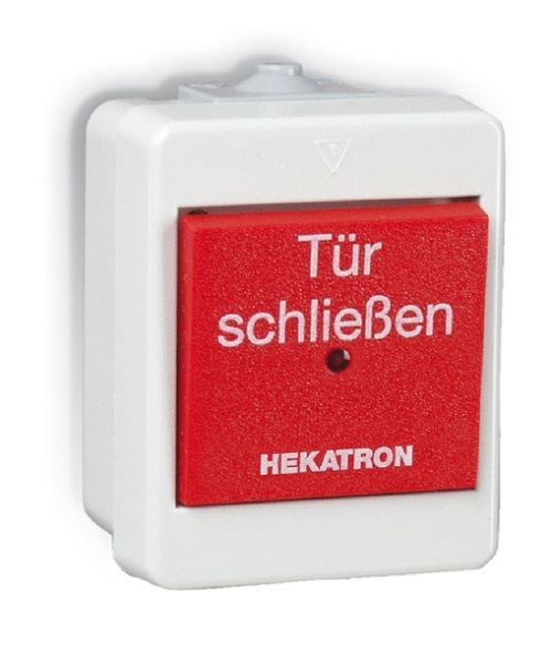 Handauslösetaster, Hekatron HAT 03, 30 V DC 1A, IP 20, Aufputz-Unterputz