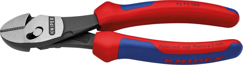 KNIPEX Kraft-Seitenschneider  poliert mit 2-Komponenten-Griffen 180mm
