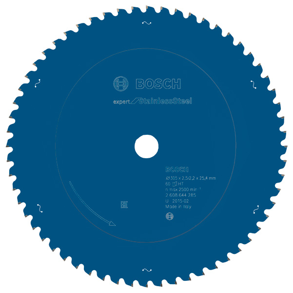 Bosch Kreissägeblatt Expert for Stainless Steel, 305 x 25,4 x 2,5 x 60