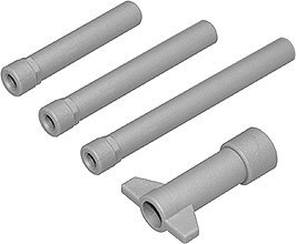 HOPPE Stütznocken-Set STNO-Set Ros.,TS 45-75,alu.silb.