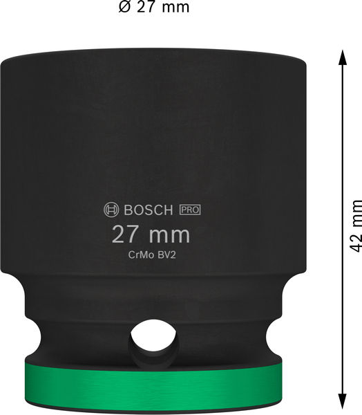 Bosch PRO Impact Socket, 1/2", 17&nbsp;mm, Standard