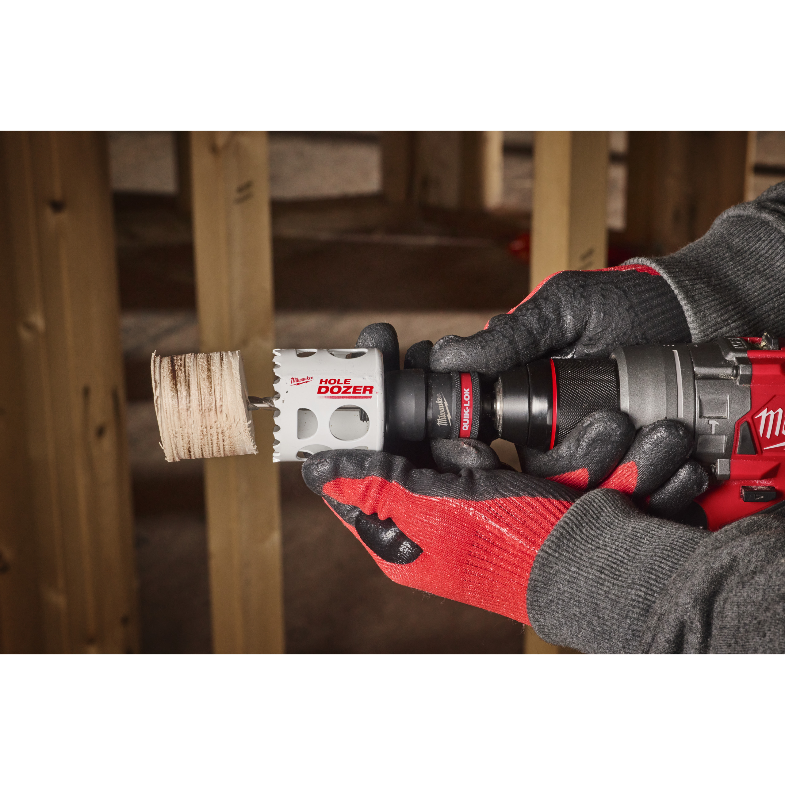 Milwaukee Aufsteckhalter inkl. Adapter S u. XL QUIK-LOK für Lochsägen 7/16" / 11 mm