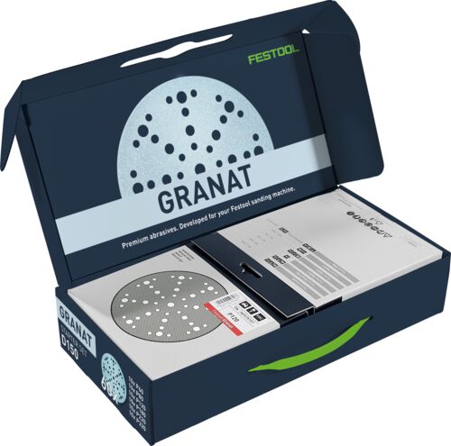 Schleifscheibe Granat STF D150/48 GR-Set