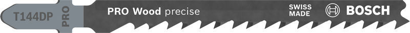 Bosch PRO Wood precise T144DP Stichsägeblatt, 100&nbsp;mm, 5-tlg.