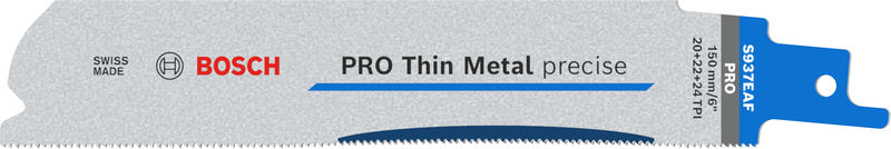 Bosch PRO Thin Metal precise S937EAF Blatt, 1,1 x 25 x 150&nbsp;mm, 5-tlg.