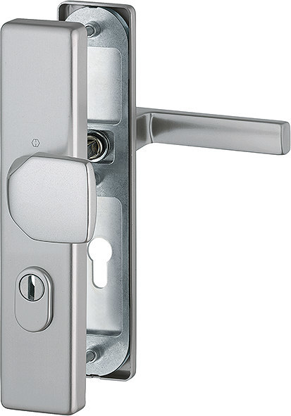 HOPPE Sicherheits-Wechselgarnitur Austin FS-61G/2222ZA/2210/1769,LS eck.,15mm,ES1,ZA/PZ 72/9,F9,TS 42-47