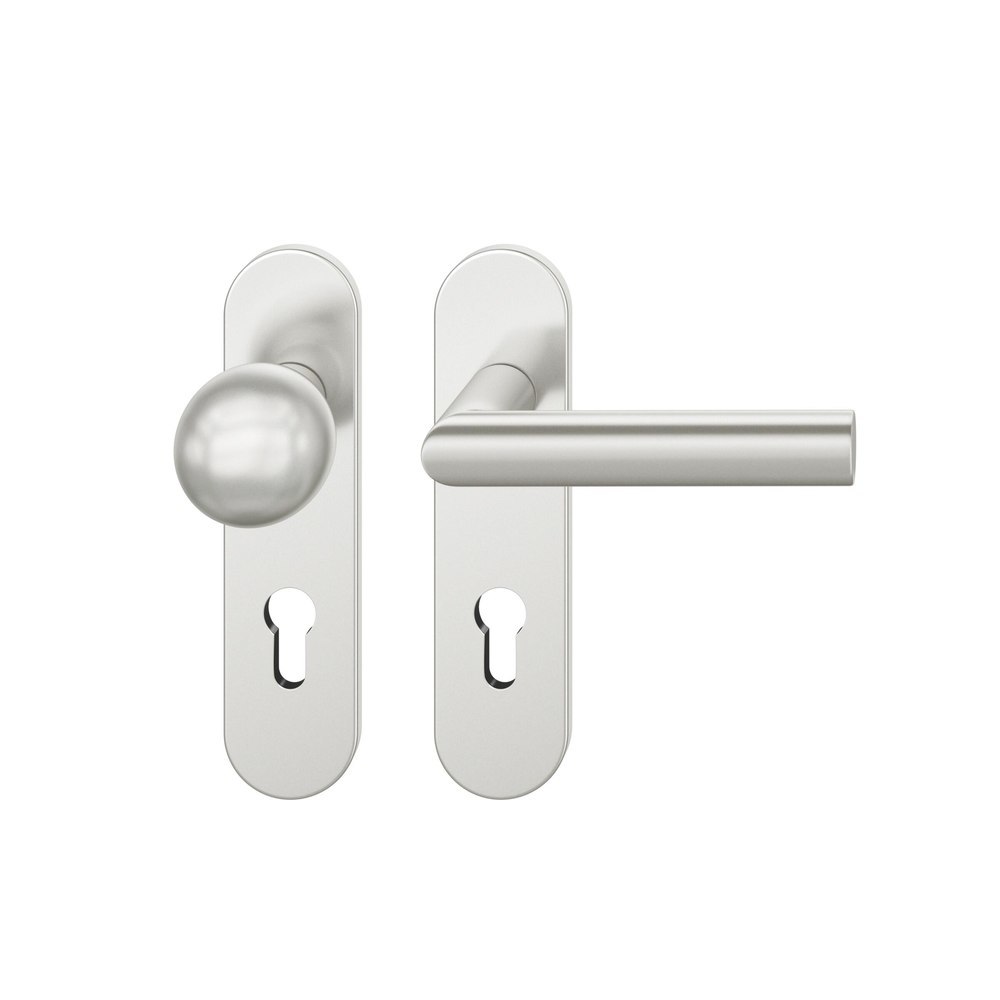 FSB Wechselgarnitur mit Kurzschild 72 1108, AGL3, Aluminium