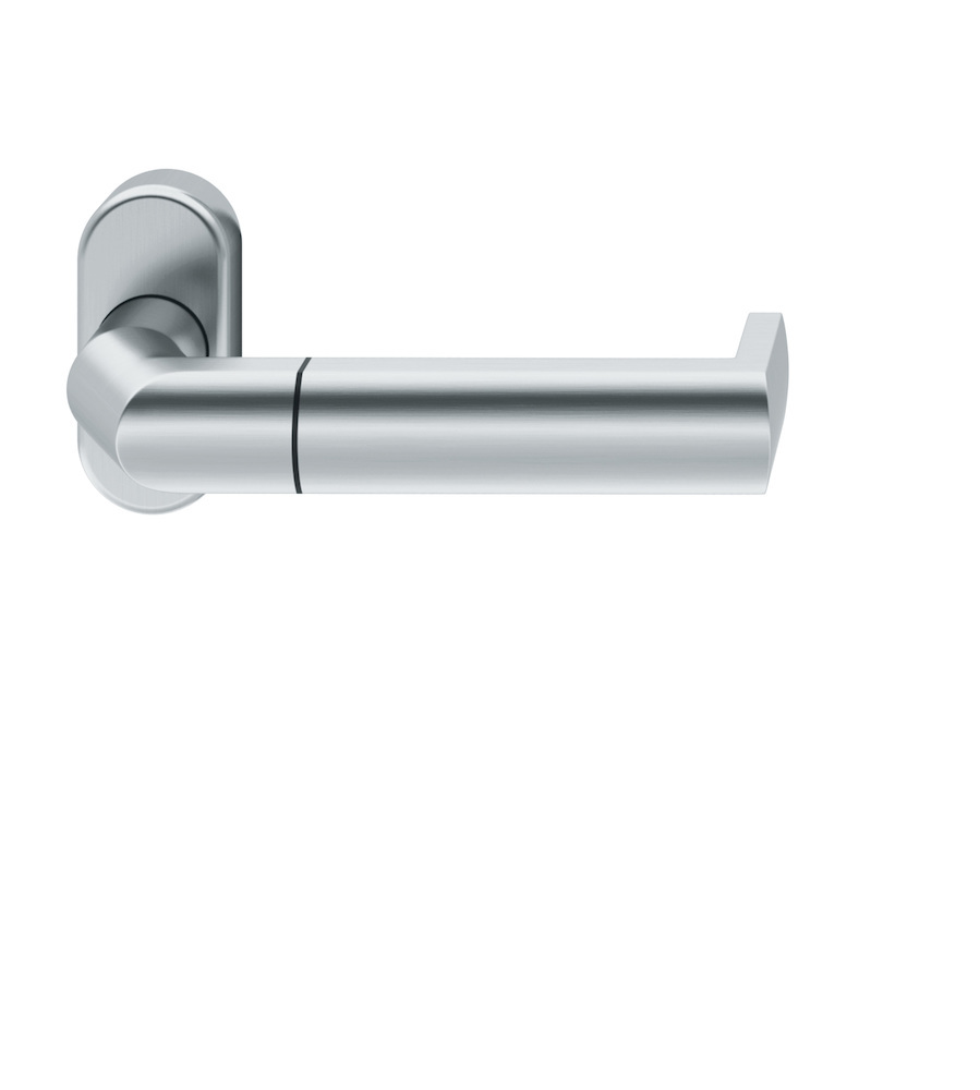 FSB FH-Drücker-Halbgarnitur ohne Schlüsselrosette 06 1088, oval, VK 9 mm, Edelstahl