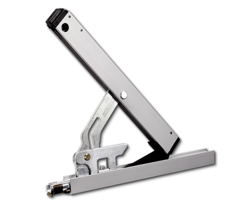 Schere GEZE OL 90N, ohne Flügelbock, Aluminium