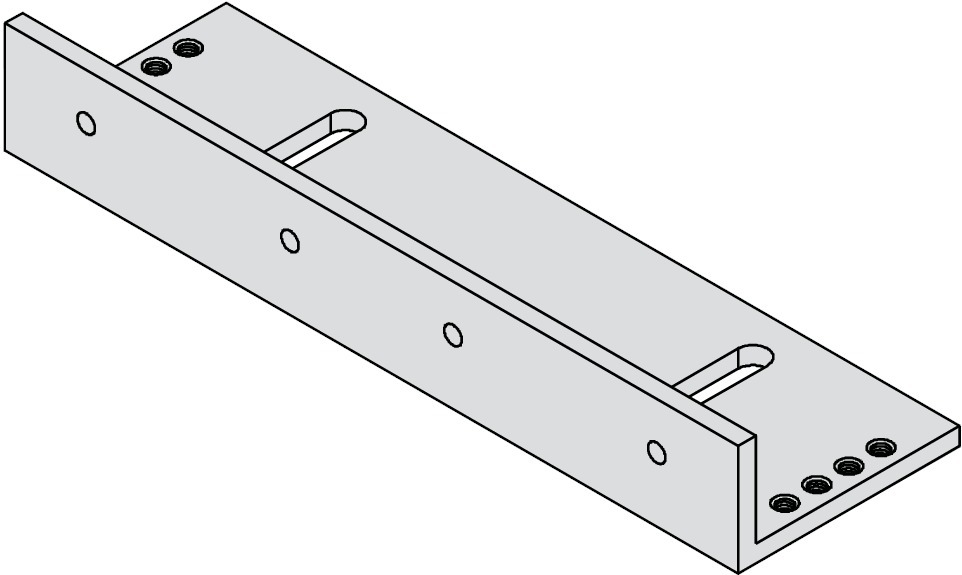 Montagewinkel effeff MAGAC-L500, Aluminium