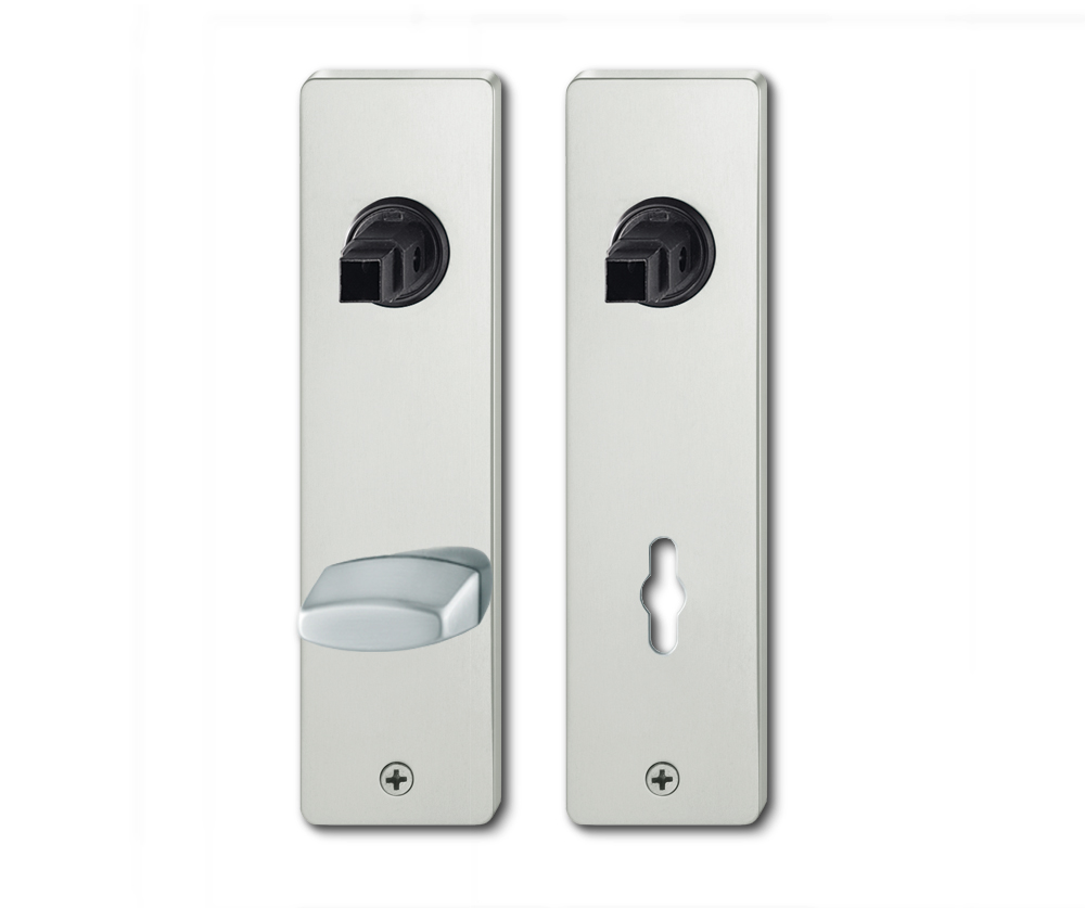 FSB Kurzschild 14 1402, sichtbar verschraubt, ohne Nocken, Aluminium