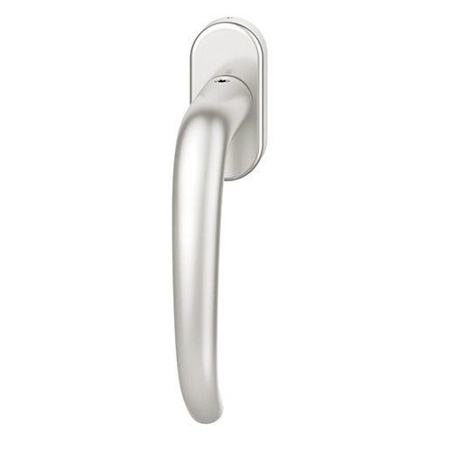 Fenstergriff FSB 34 1023,  ovale Ros.,  Aluminium