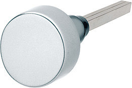 HOPPE Knopfstiftteil 58, Aluminium