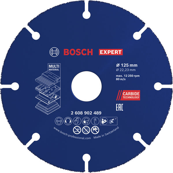 Bosch EXPERT Carbide Multi Wheel Trennscheibe, 125&nbsp;mm, 22,23&nbsp;mm