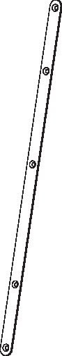 staple, gestreift Balken, Schrauben, Metallstreifen, Beschläge