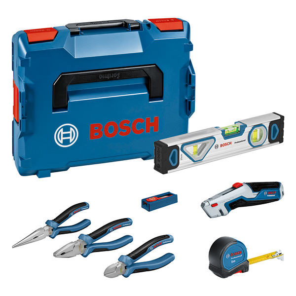 Bosch Combo Kit Set mit Zangen und verschiedenen Handwerkzeugen, 16-tlg.