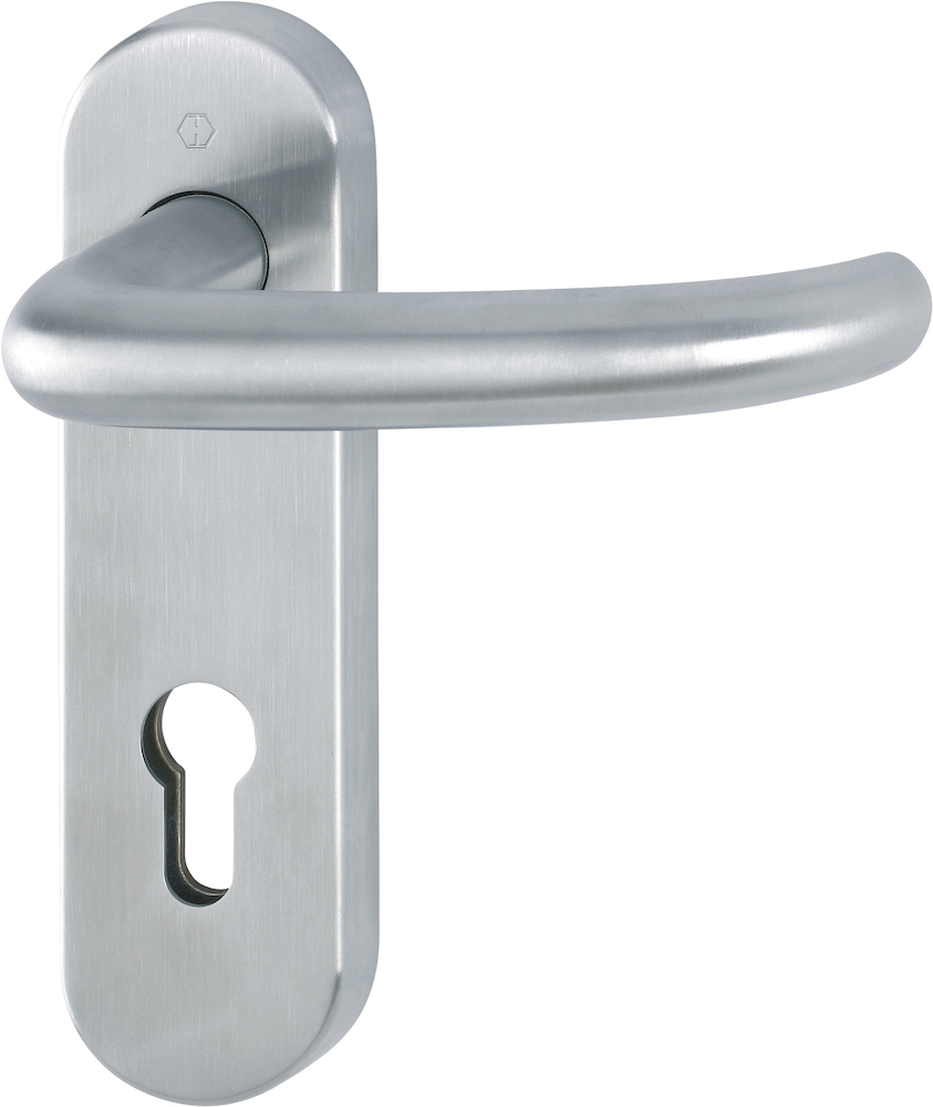 HOPPE FH-Drückergarnitur mit Kurzschild San Francisco FS-E1301/353KH, Edelstahl