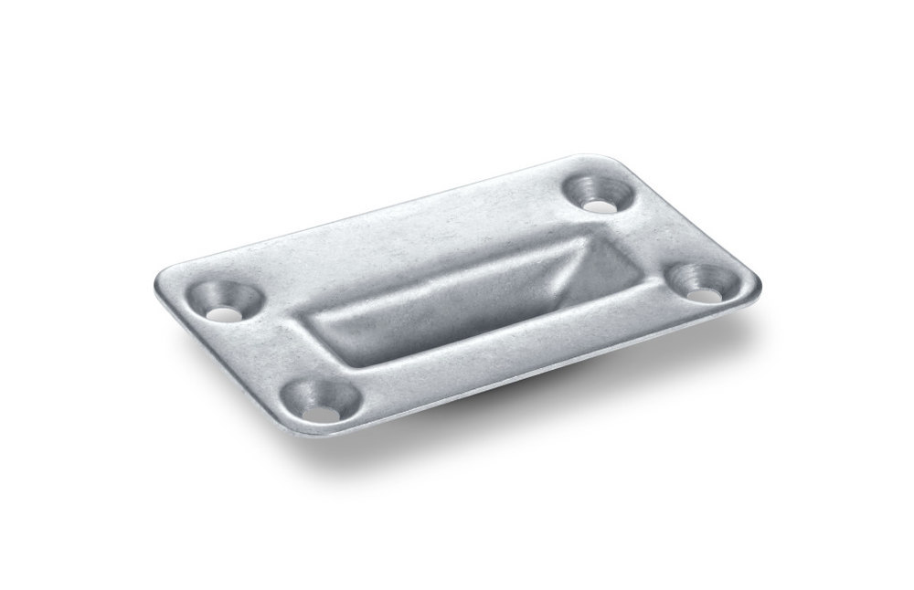 Flansch, Platte, Montageplatte, Metallplatte, Abstandshalter