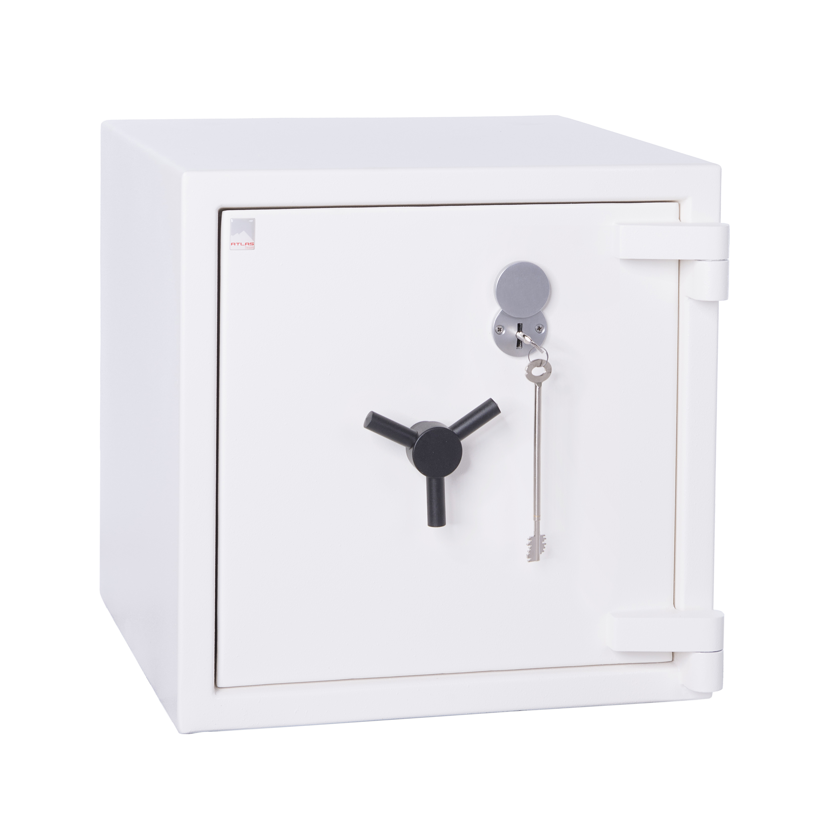 Werteschrank, Sicherheitsschrank, Metall, weiß, Schloss