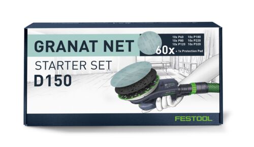 Netzschleifmittel Granat Net D150 GR NET-Set