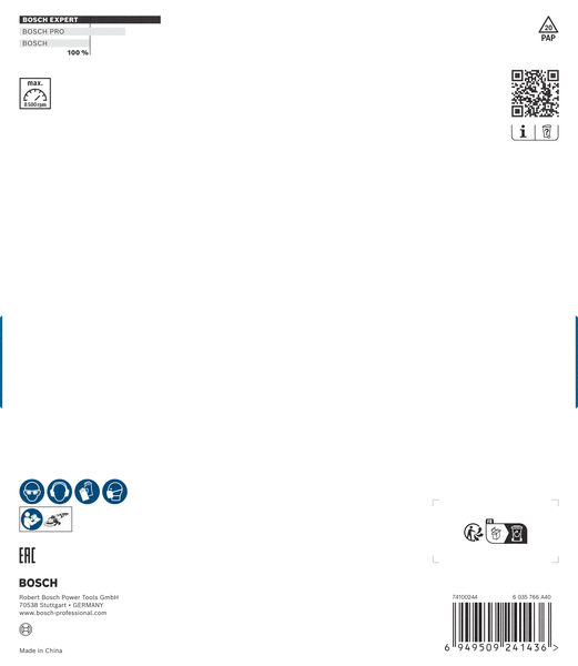 Bosch EXPERT Multi Material Carbide-Topfscheibe mittel, angeschrägt, 180&nbsp;mm, 22,23&nbsp;mm