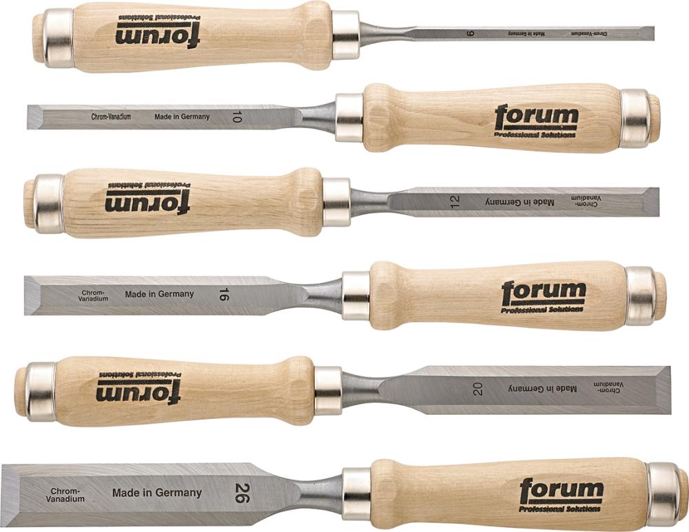 FORUM Stechbeitel-Satz  Holzheft6tlg.