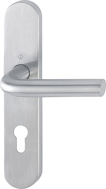 HOPPE FH Drückergarnitur Bonn mit Langschild FS-E150/353H, Edelstahl