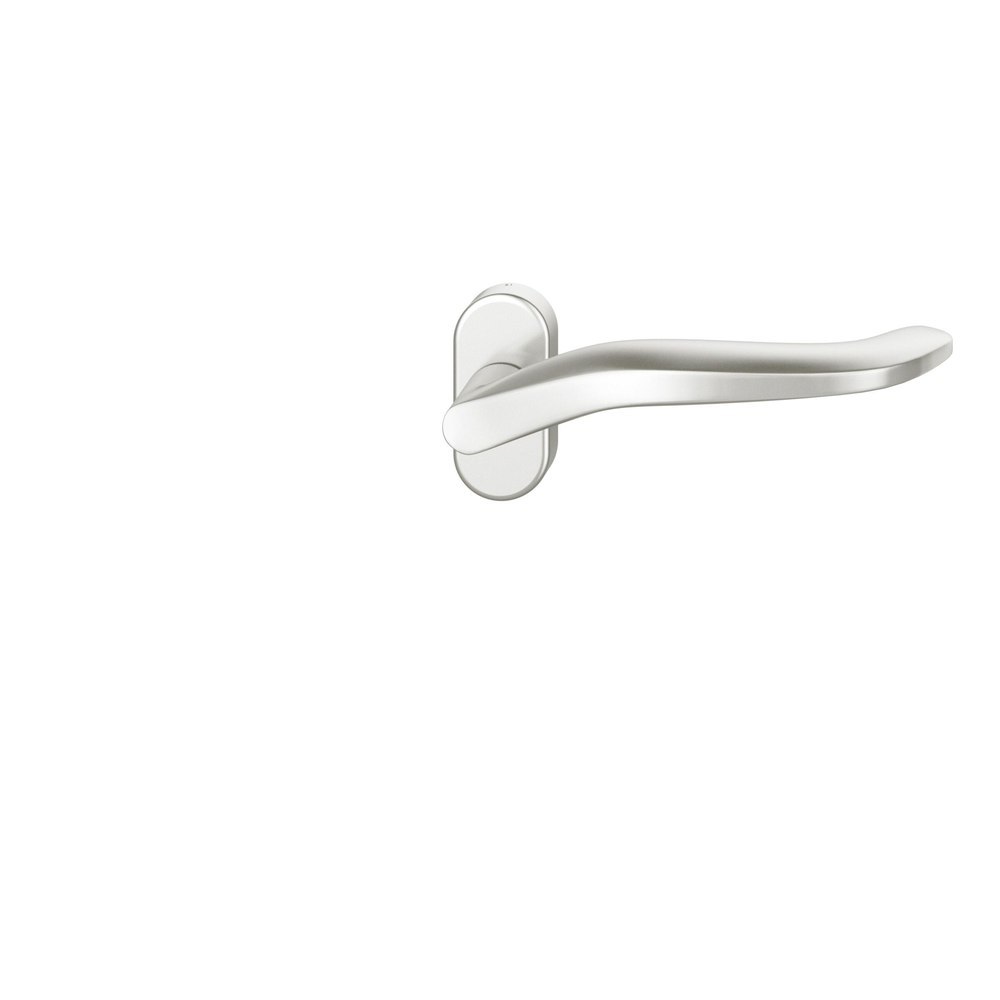 FSB FH-Drücker-Halbgarnitur ohne Schlüsselrosette 06 1178, oval, VK 9 mm, Aluminium