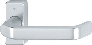 HOPPE Drücker-Halbgarnitur ohne Schlüsselrosette Liverpool 1313G/44, ohne Stütznocken, Aluminium