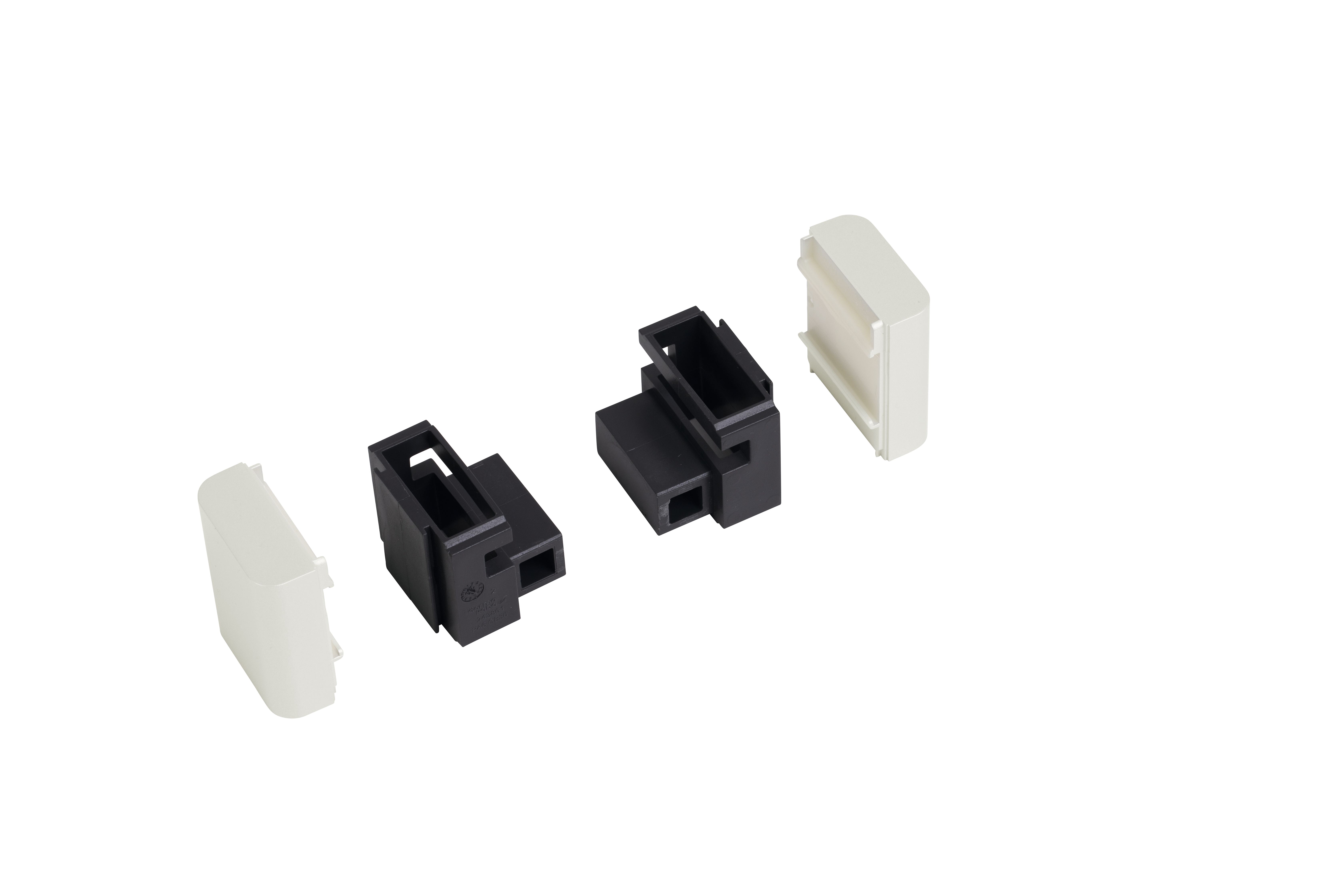 keystone, kontaktelement, baugruppe, kleine schalterschachtel, isolierstecker