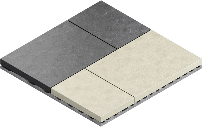 Material-Symbol, Bodenfliese, Kachel, Species, Mehrfarbig, Betonoptik