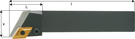 ISO-Klemmhalter 93° PDJNR/L