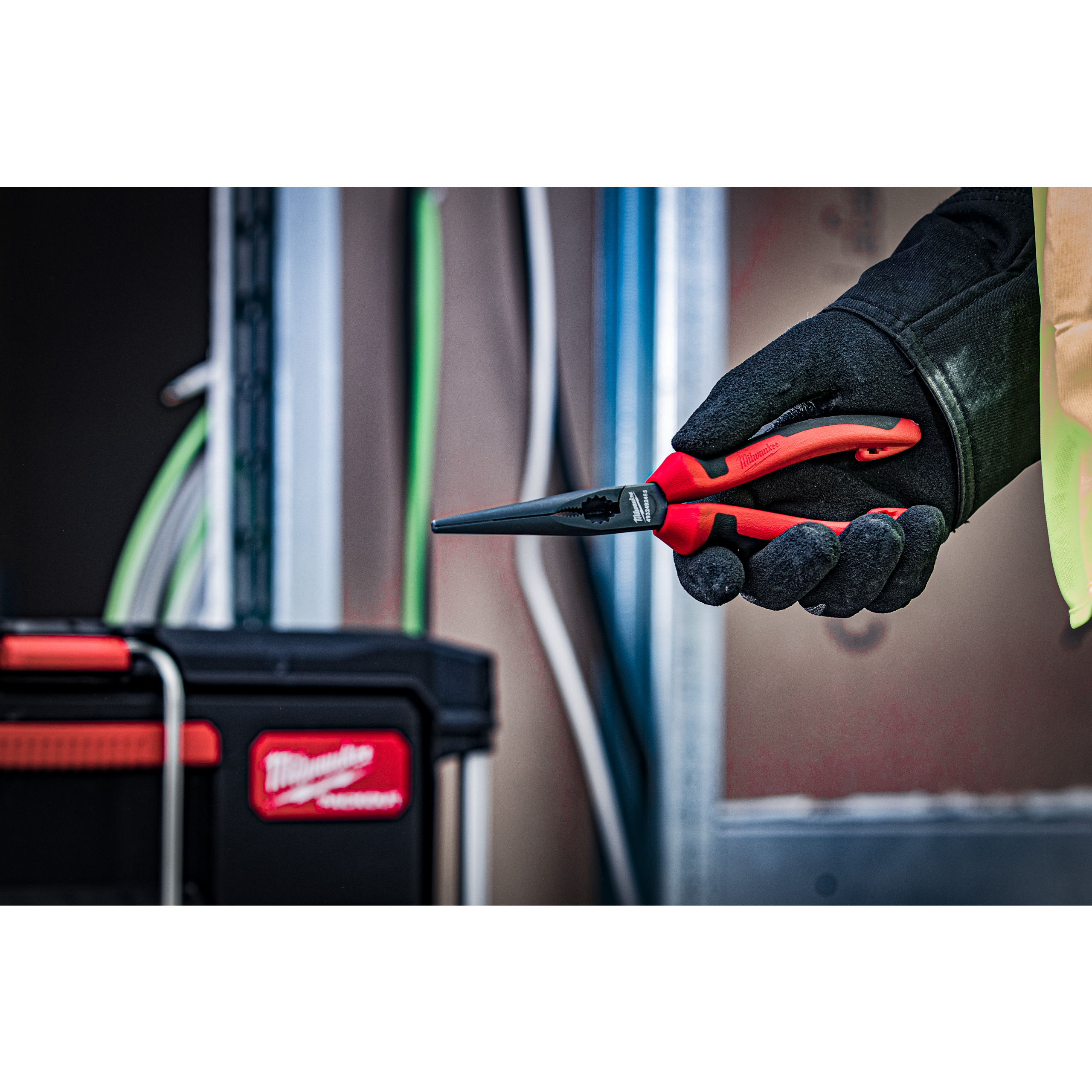 Milwaukee Langbeck-Rundzange 205 mm, gerade