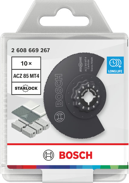 Produktbild Verpackung, Trennscheibe, Tellerdiamant, Schleifscheibe, Bosch, Werkzeugzubehör