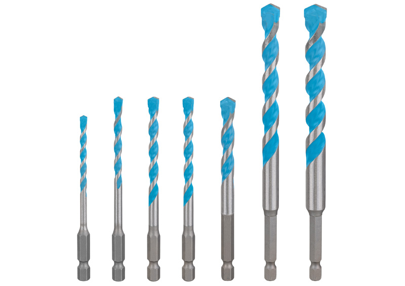 Bosch EXPERT HEX-9 Multi Construction Bohrer-Set, 4/5/6/8/10/12&nbsp;mm, 7-tlg.