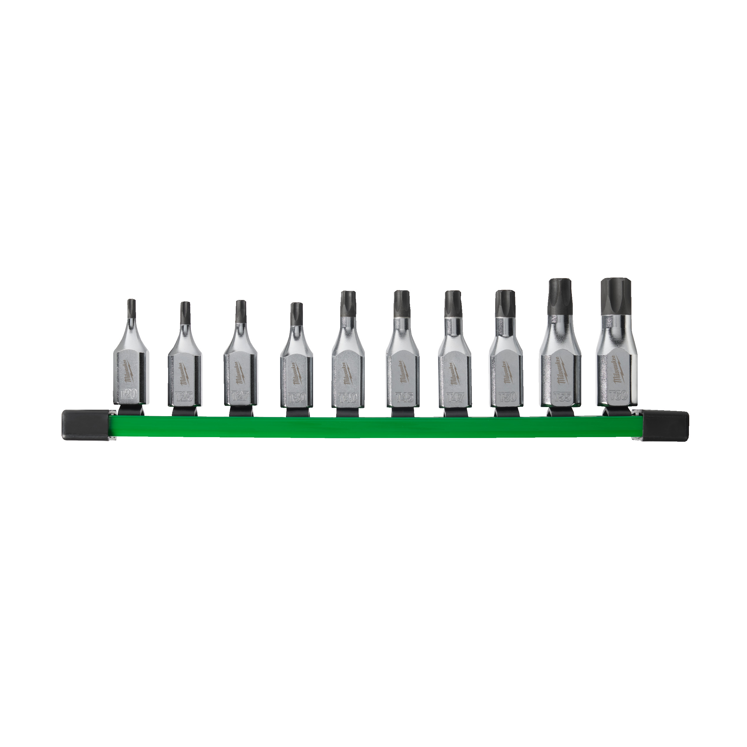 Milwaukee Bit-Steckschlüsseleinsatz-Set 3/8 Zoll 10-teilig TX Bit-Steckschlüsseleinsatz 3/8" Set